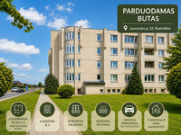 2 kambarių butas Radviliškio rajono sav., Radviliškyje, Jaunystės g.