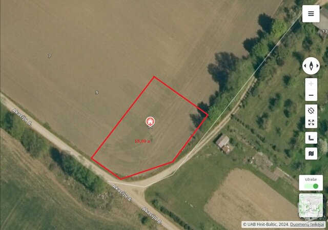 Sklypas Šiaulių rajono sav., Šapnagiuose, Akacijų g.