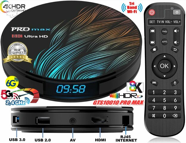 PRO MAX NAUJOS KARTOS SMART PC KOMPIUTERIS 8K ULTRA HD+GOOGLE-TV