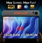 TECLAST 4K ULTRA TABLET PC 11. 0 COLIU AMOLED 5G GPS IPTV