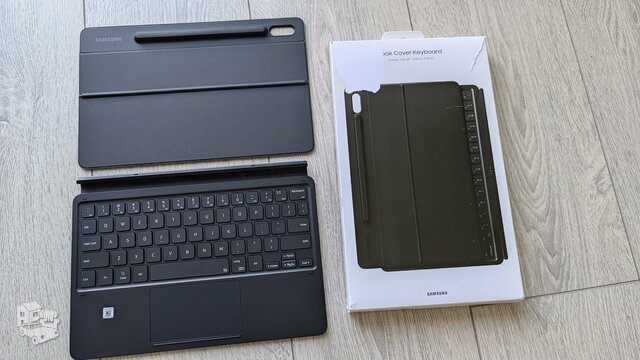 Tab S7 / Tab S8 Book Cover Keyboard Us Eng