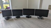17-22" coliu monitoriai Dell, LG, Samsung