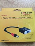 Adapeteris is USB vaizdo perdavimas i VGA