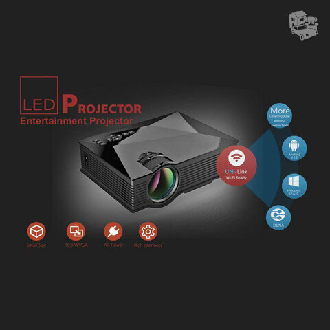 LED projektorius UNIC UC46 wifi FULL HD 1080p