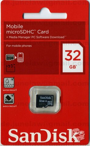 Sandisk micro SD 32gb