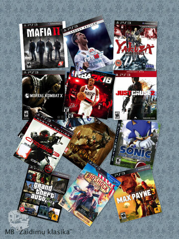 PS 3 žaidimų įrašymas į konsolę