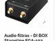 Nauji Audio filtrai Di Box Vnr kaina 15 euru Yra 10vnt