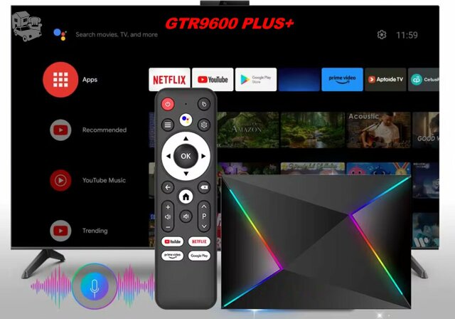 8K ULTRA PLUS+ TV-BOX-VIRŠ 2000 GOOGLE TV-KANALŲ NEMOKAMAI!