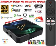 NAUJAS! RX5000 8K ULTRA-TV-BOX-VIRŠ 2000 GOOGLE TV-KANALŲ