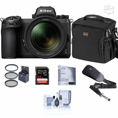 Nikon Z 6II Mirrorless Camera with 24-70mm f4 Lens with
